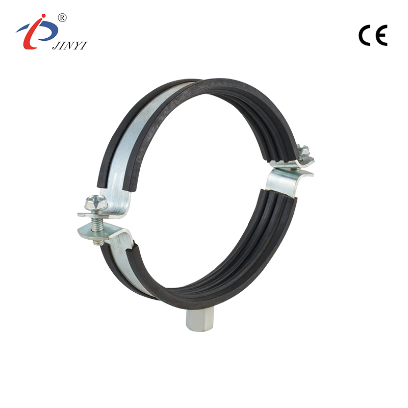 Pipe clamp with Rubber insulation Pipe clamp with Rubber insulation